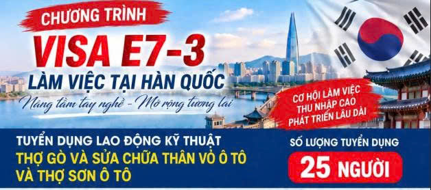 VISA E7-3 HÀN QUỐC